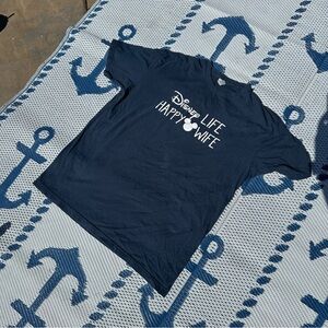 Disney life Happy wife T-shirt